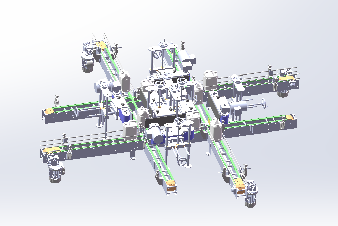 龙门架双机械手